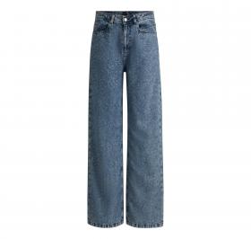 BOSS Jeans Donna A Gamba Larga Con Decorazioni In Cristallo 