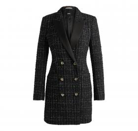 BOSS Abito Donna Stile Smoking In Tweed Scintillante Dansian