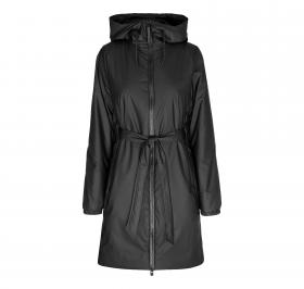 RAINS Lohja Long Insulated Curve Jacket Donna 15880 Colore N