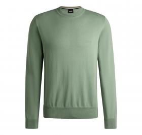 BOSS Maglione Uomo In Cotone Con Logo Ricamato Pacas 5050602
