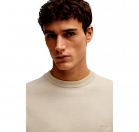 BOSS Maglione Uomo In Cotone Con Logo Ricamato Pacas 5050602
