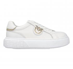 PINKO Sneakers Donna Flatform Con Suola Alta Logata e Logo I