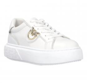 PINKO Sneakers Donna Flatform Con Suola Alta Logata e Logo I