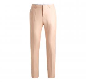BOSS Pantalone Uomo Formali In Satin Di Misto Lana H Genius 