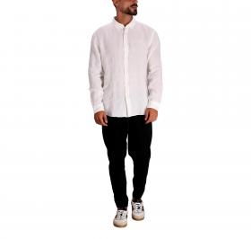 BOSS Camicia Uomo Button Down Slim Fit In Lino H Roan BD E C