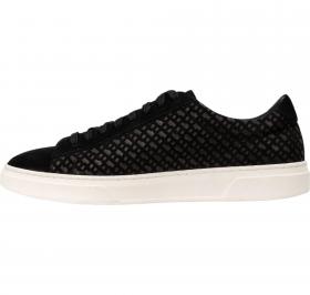 BOSS Sneakers Uomo In Pelle Scamosciata Logata Monogram Kier