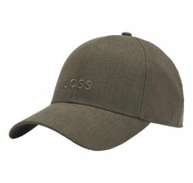 BOSS Cappellino Uomo In Lino Con Logo Ricamato Zed LN 505394
