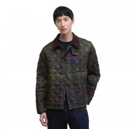 BARBOUR Giubbotto Uomo Tartan Transport Quilted MQU1869TN14 