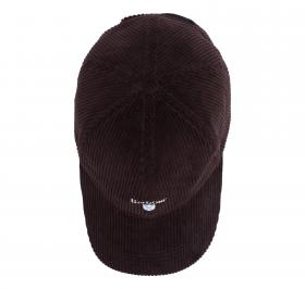 BARBOUR Cappello Baseball Uomo a Coste Sottili Preston Cord 