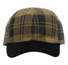 BARBOUR Cappello Baseball Donna In Tartan Elaine Check LHA06