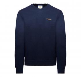 AERONAUTICA MILITARE Maglia Uomo Girocollo In Cotone Tinto F