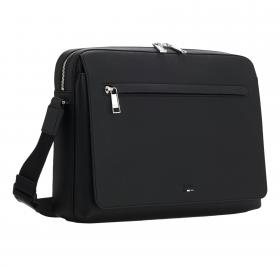 BOSS Borsa Messenger Uomo In Similpelle Martellata Con Logo 