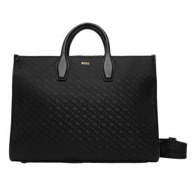 BOSS Borsa Donna In Tessuto Logata Monogramm Sandy Med Tote 