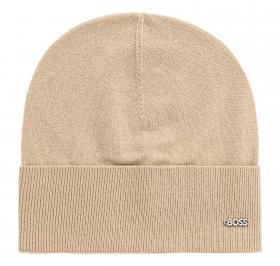 BOSS Cappello Donna In Lana e Cashmere Con Logo Lari Hat 505