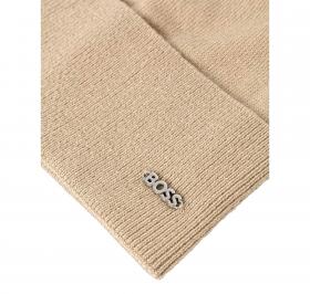 BOSS Cappello Donna In Lana e Cashmere Con Logo Lari Hat 505