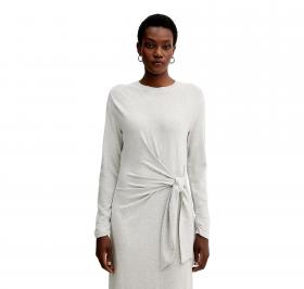 BOSS Vestito Donna In Jersey Elasticizzato Con Vita Annodata C Erlot 50547821 Colore Grigio