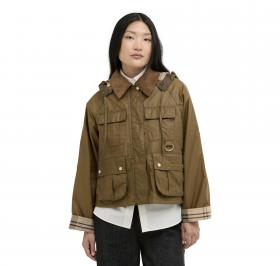 BARBOUR Giubbotto Donna Liza Waxed Jacket In Cotone Cerato L