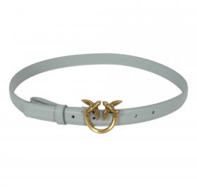 PINKO Cintura Donna Love Berry H2 Vit Seta 100143 Grigio Perla K32Q