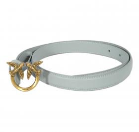 PINKO Cintura Donna Love Berry H2 Vit Seta 100143 Grigio Perla K32Q