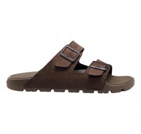 BOSS Sandali Uomo Slider Con Doppia Fascetta e Fibbie Con Logo Surfley Sand mf 50563157 Colore Marrone