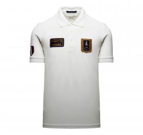 AERONAUTICA MILITARE Polo Uomo Frecce Tricolori Con Patch PO1927UP00191 Colore Bianco