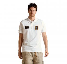 AERONAUTICA MILITARE Polo Uomo Frecce Tricolori Con Patch PO1927UP00191 Colore Bianco