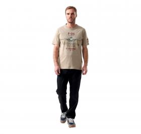 AERONAUTICA MILITARE T Shirt Uomo In Cotone Con Stampa F 35 