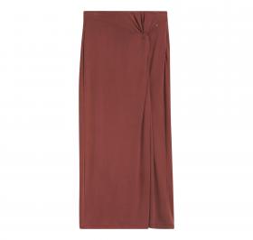 BOSS Gonna Donna Lunga In Jersey Con Dettaglio Drappeggiato 