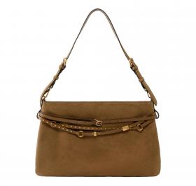 PINKO Borsa Donna Belt Bag Big Suede 105903 Colore Marrone L17Q