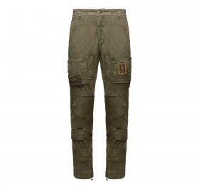 AERONAUTICA MILITARE Pantalone Uomo Anti G In Cotone PA1387UCT01493 Colore Verde Militare