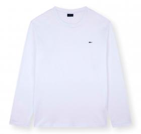 PAUL SHARK T Shirt Uomo Manica Lunga Shark Badge Regular Fit