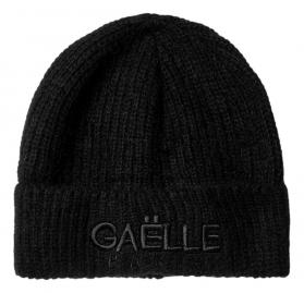 GAELLE PARIS Cappello Donna Con Risvolto In Maglieria Logo Ricamato GAACW01026 Colore Nero
