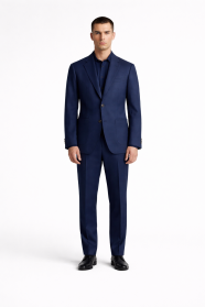 Simbols Abito Uomo Blu Made in Italy Sfoderato con Doppio Sp