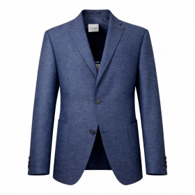 ROY ROBSON Giacca Uomo 14551 Blu Tessuto Lavorato Regular Fi