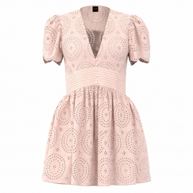 BOSS Vestito Donna C_Debrody 50538362 Rosa in Pizzo Sangallo