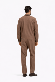 SIMBOLS Completo Uomo Destrutturato Shirt-Jacket A21100 062 Marrone