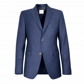 ROY ROBSON Giacca Uomo 55021 Blu Regular Fit Fresco Pura Lan