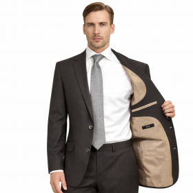 HUGO BOSS Abito Uomo 50179809 Marrone Scuro