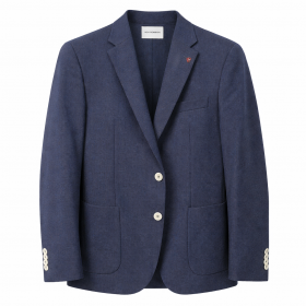 ROY ROBSON Giacca Uomo Blu Tessuto Lavorato 5092 A 401 Slim Fit