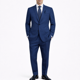 SIMBOLS Abito Uomo Drop 8 Super Slim Fit Blu Royal A10700