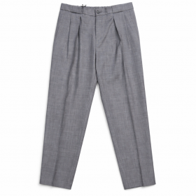 BOSS Pantalone Uomo Relaxed Fit Blu Lana Vergine Lavabile P-PhilC 262 50561975 Grigio