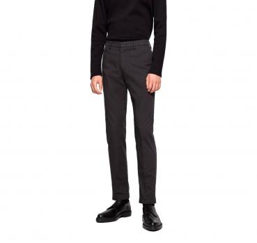 HUGO BOSS Pantalone slim fit Cotone elasticizzato NERO Kaito