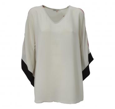 LISA KOTT Blusa LK08270 Colore Beige Corallo Linea Curvy Sty