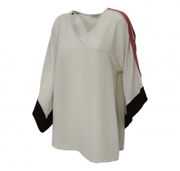 LISA KOTT Blusa LK08270 Colore Beige Corallo Linea Curvy Sty