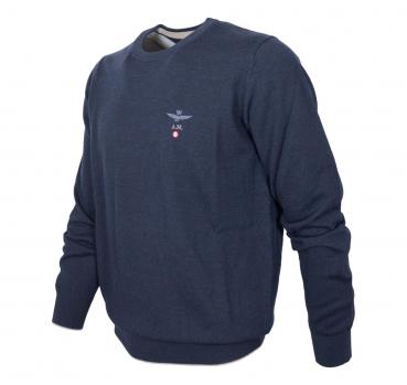 AERONAUTICA MILITARE Maglia Girocollo Uomo Casual E Versatil