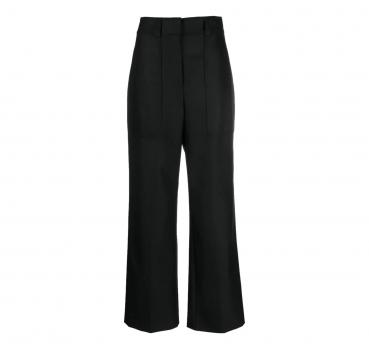 BOSS Pantalone Donna Regular Fit In Twill Di Lana Vergine TE