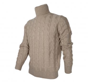 CASHMERE COMPANY Dolcevita Da Uomo Treccia Slim Fit 1211 IU2