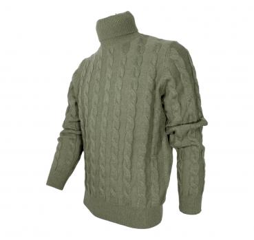 CASHMERE COMPANY Dolcevita Da Uomo Treccia Slim Fit 1227 IU2