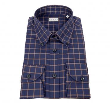 XACUS Camicia Uomo Modello Tailor In Cotone Botton Down 5135