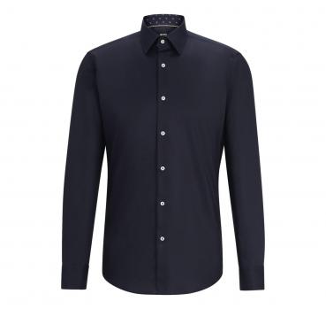 BOSS Camicia Regular Fit In Popeline Di Cotone Facile Stiro 